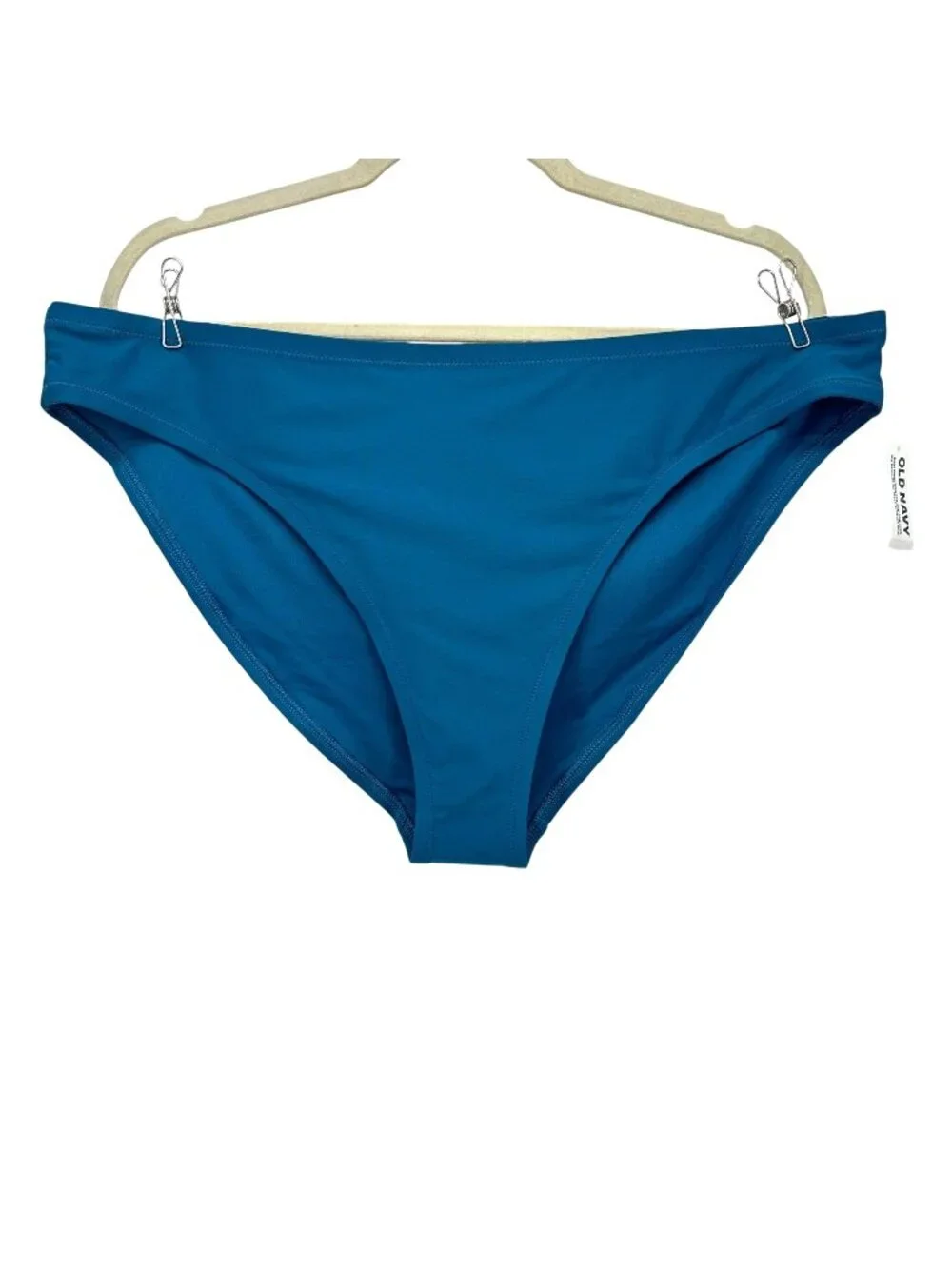 NEW Old Navy Womens 2X Bikini Bottoms Medium Coverage North Sea Teal Blue Swim
